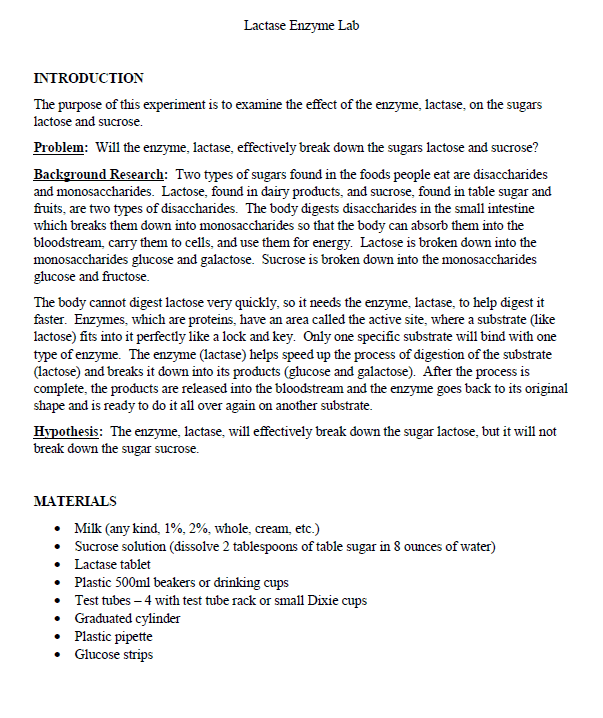 Lab Report Format: What's in a Lab Report? - Excelsior Classes