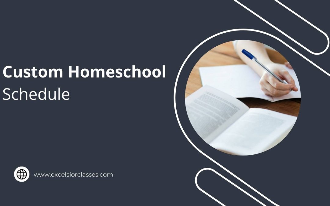 How to Create a Custom Homeschool Schedule That Works for Your Family