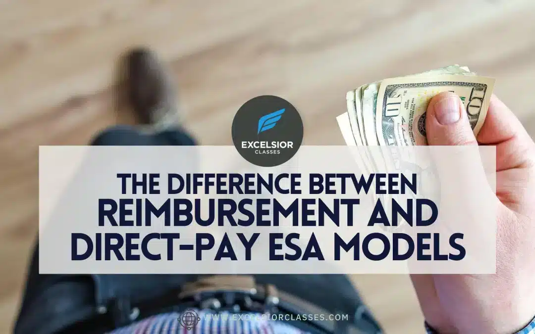 The Difference Between Reimbursement and Direct-Pay ESA Models